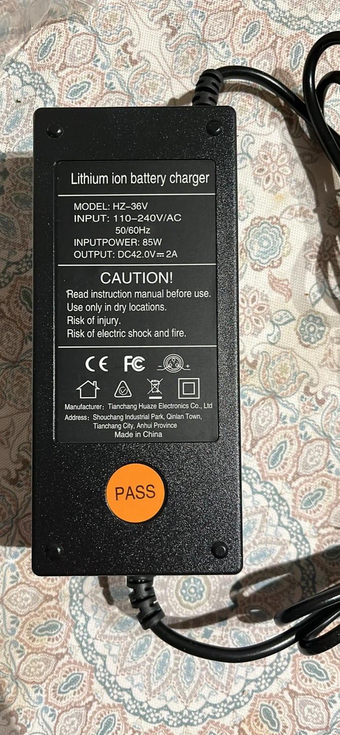 Lithium Ion Battery ebike Charger HZ-36V - photo 2