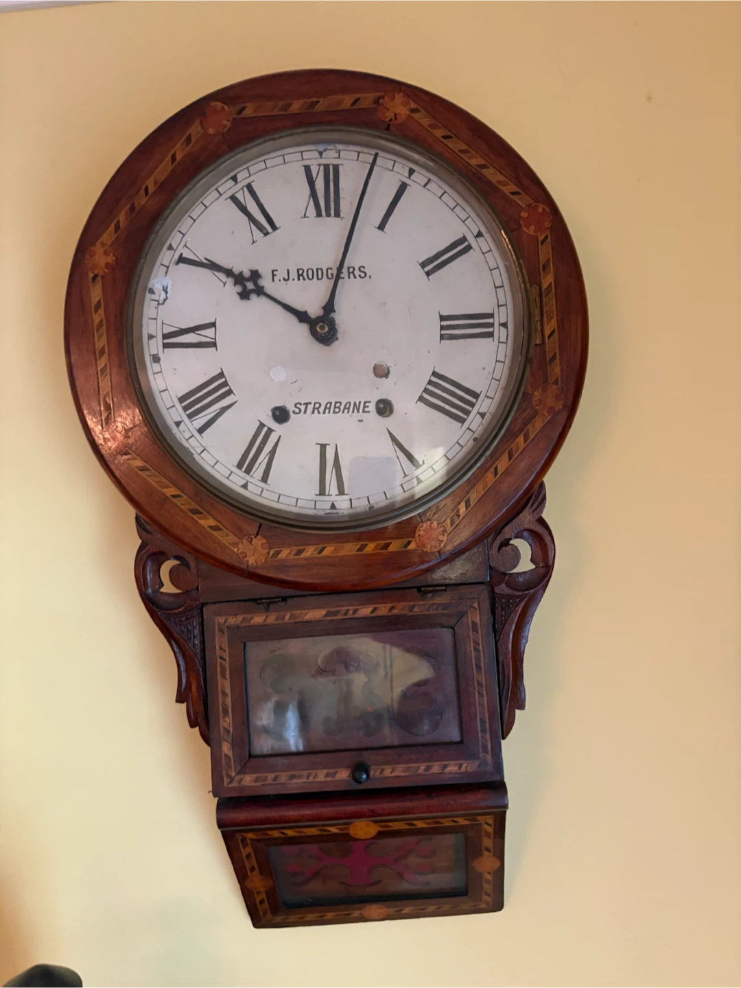 F.J. Rodgers Banjo Wall Clock