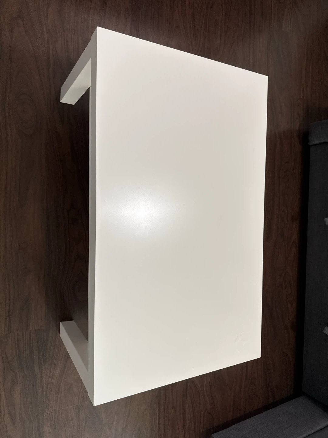 IKEA White Coffee Table with Shelf - photo 3