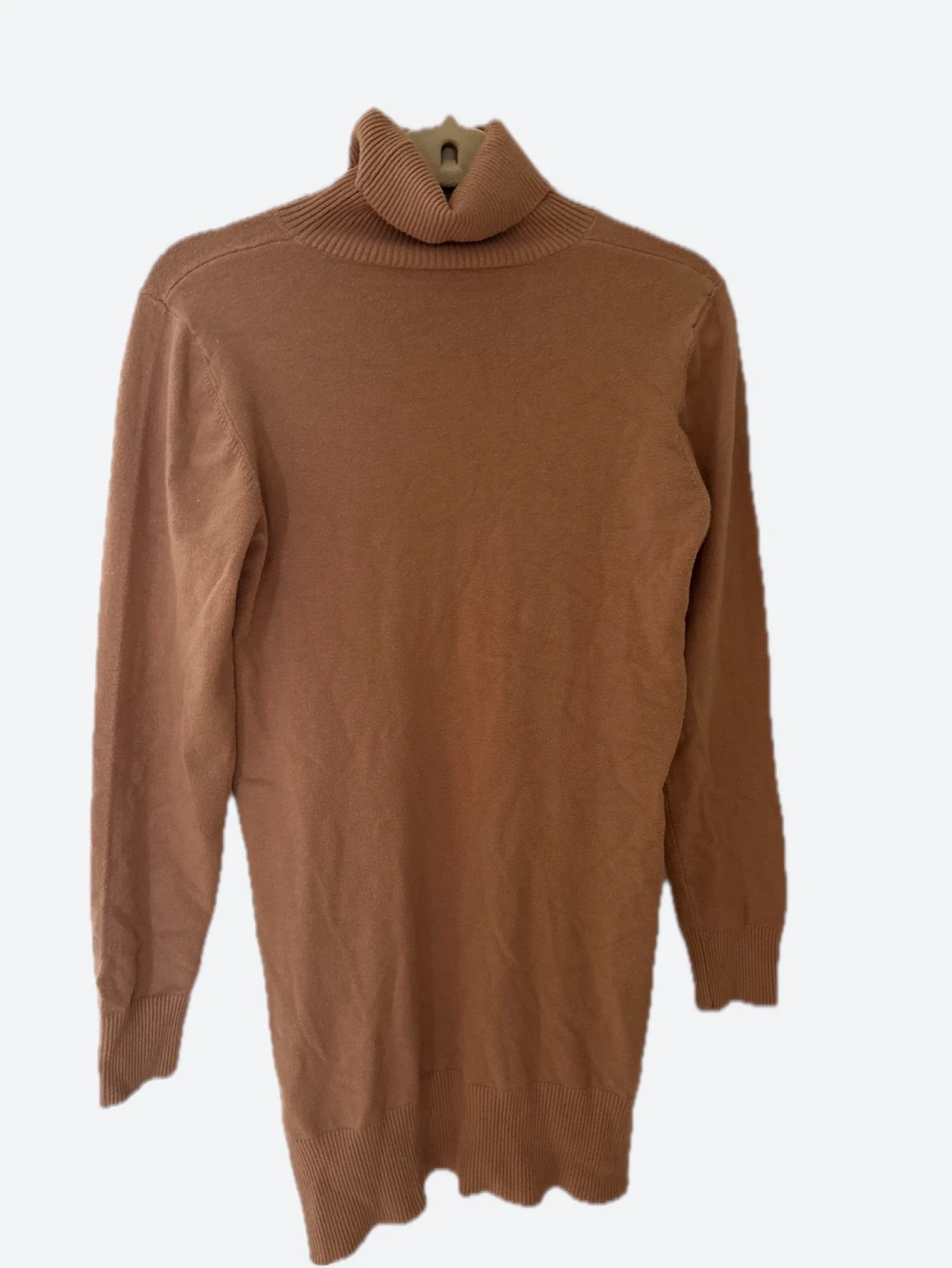 Brown Turtleneck Sweater