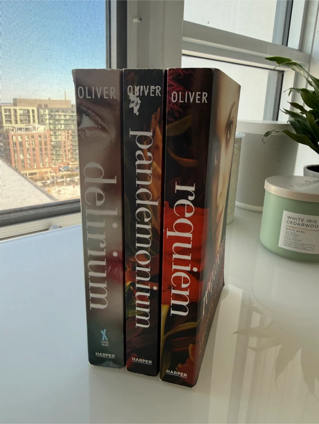 Delirium, Pandemonium, Requiem Book Trilogy by Lauren Oliver