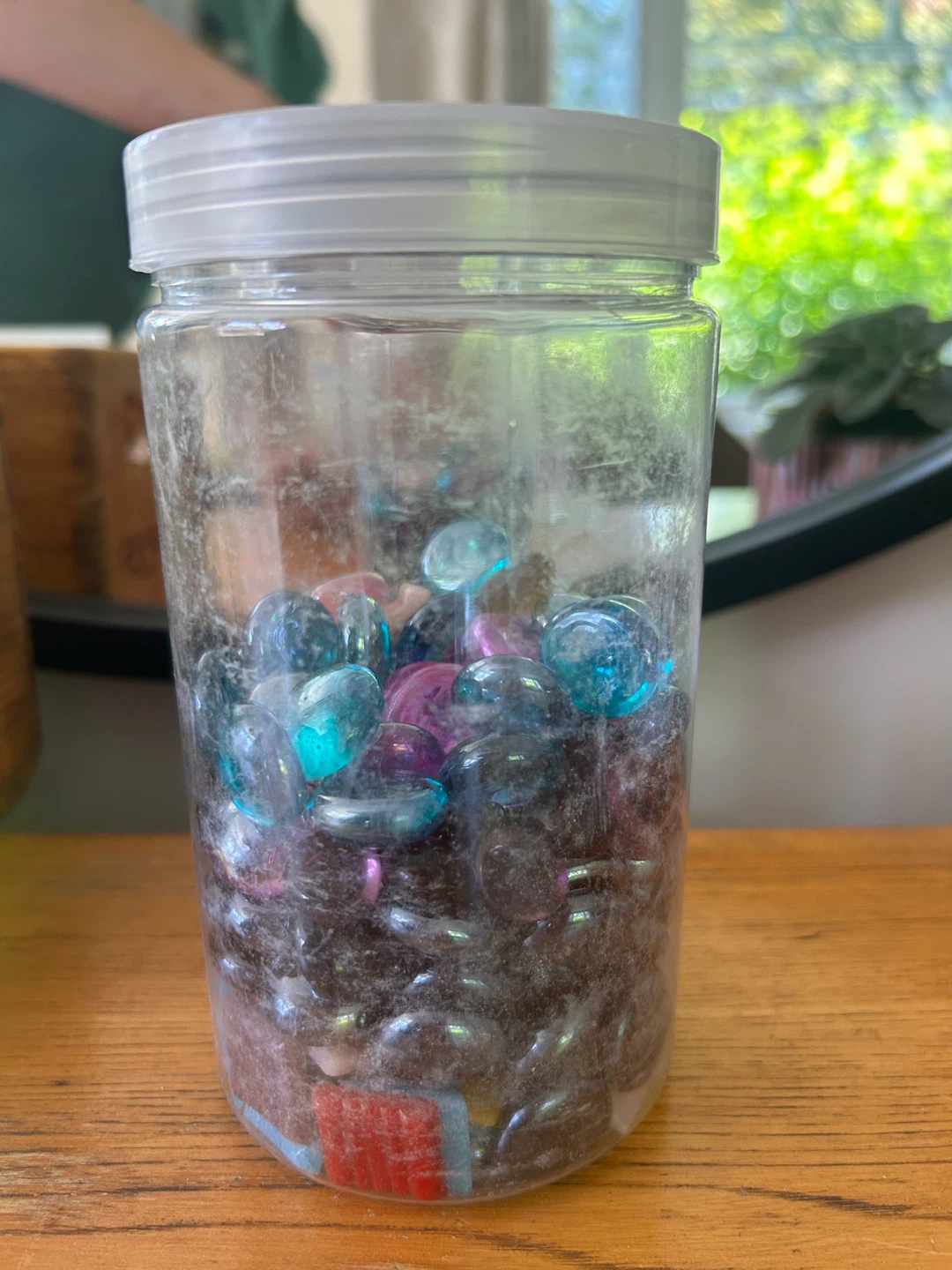 Blue/Purple Glass Pebbles - photo 2