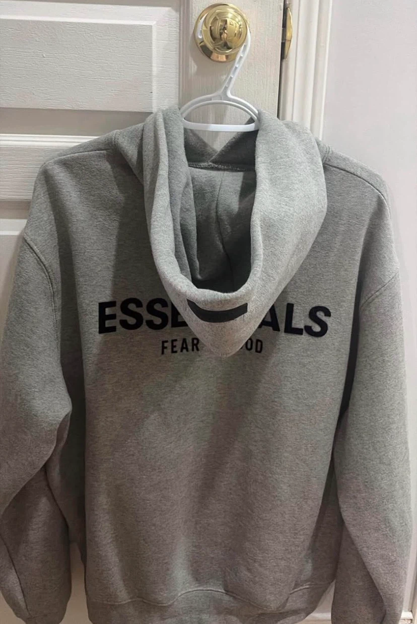 Fear of God Essentials Hoodie Grey - photo 2
