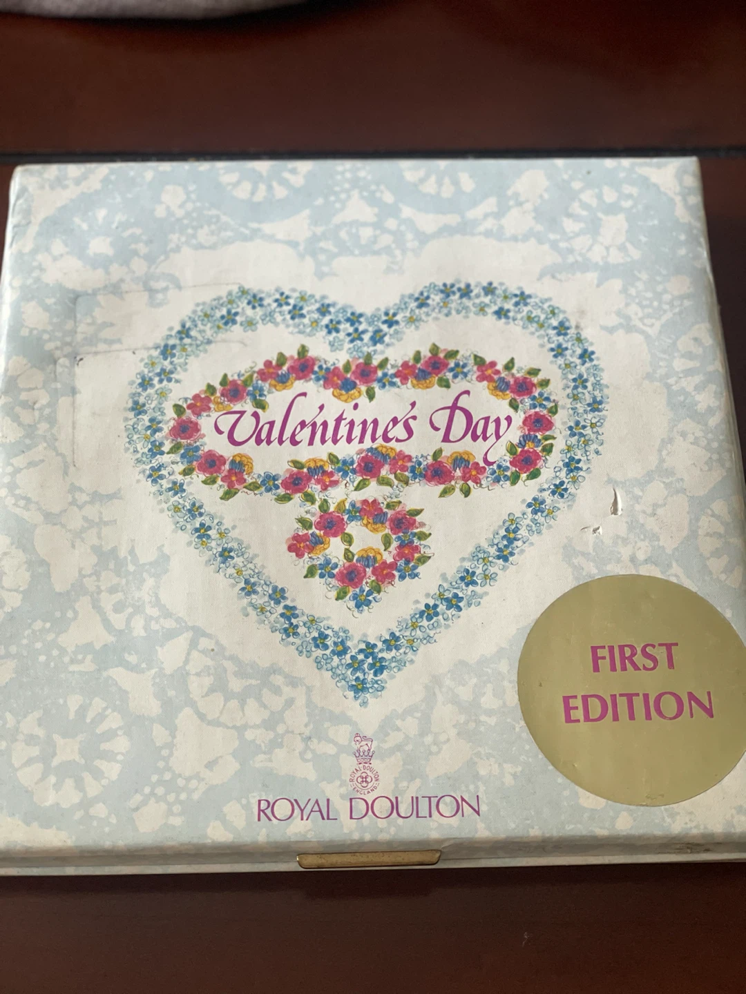 VINTAGE - Royal Doulton Valentine's Day Plate 1976 First Edition