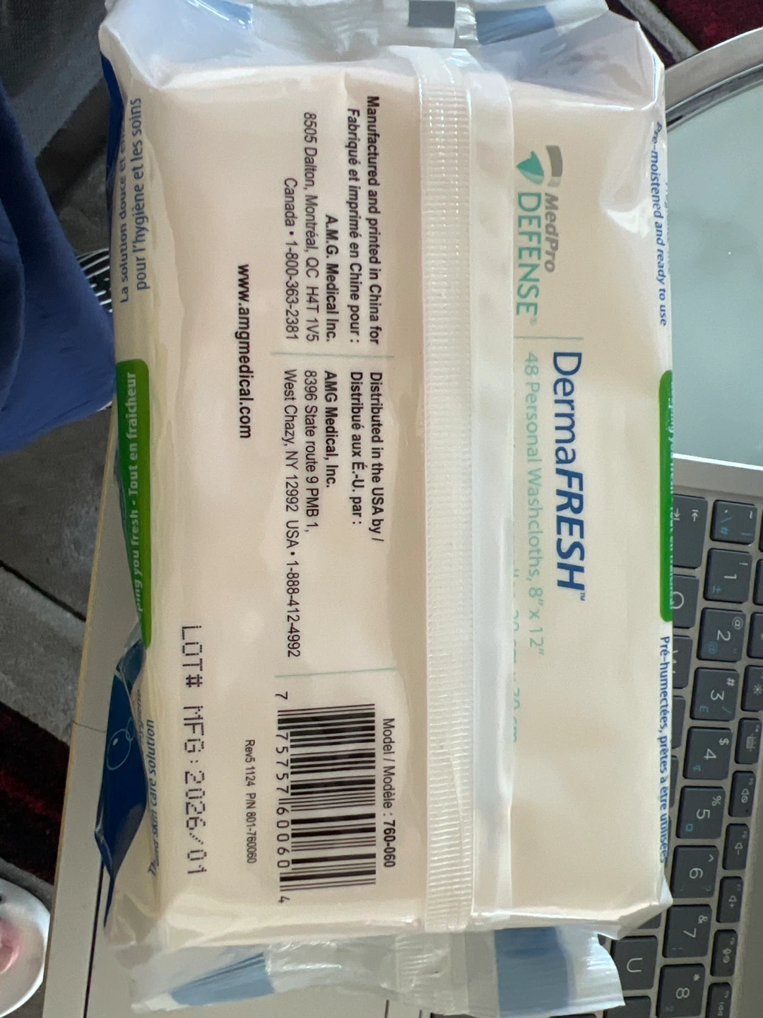 MedPro Defense DermaFresh Personal Washcloths (48 Count) - photo 5