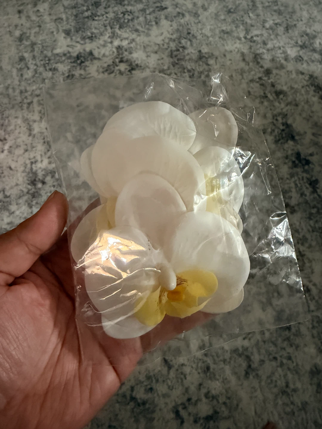 White Orchid Artificial Flowers