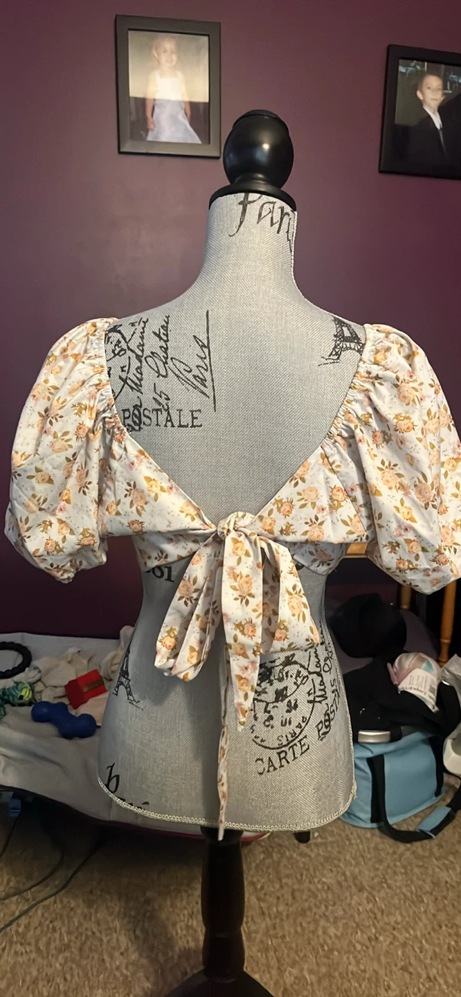 Floral Crop Top - photo 2