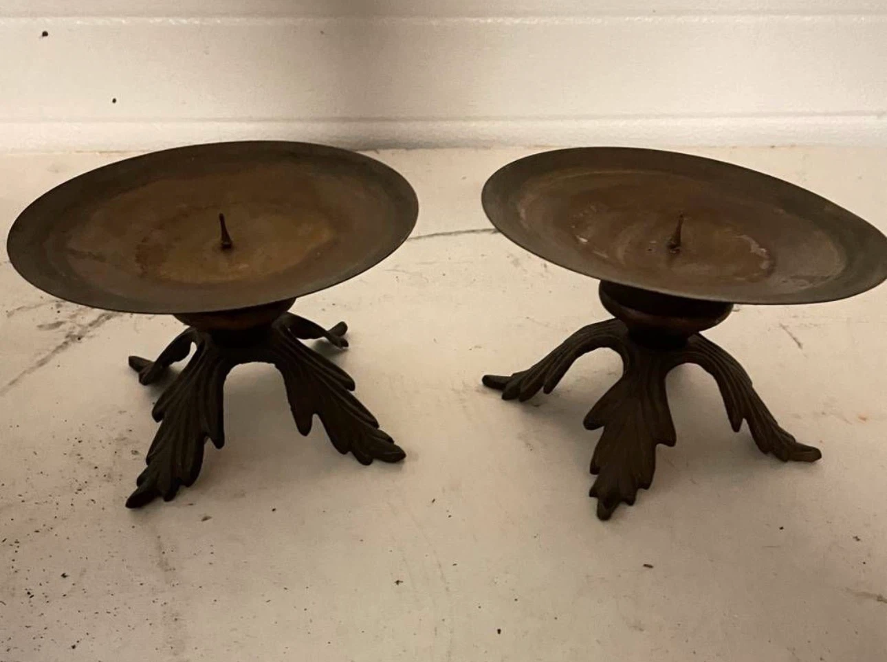 Set of 2 Vintage Candlesticks