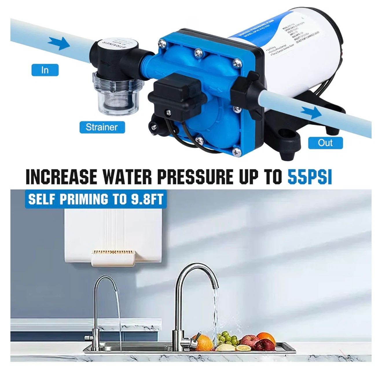 DC House Water Pressure Pump 110V - photo 3