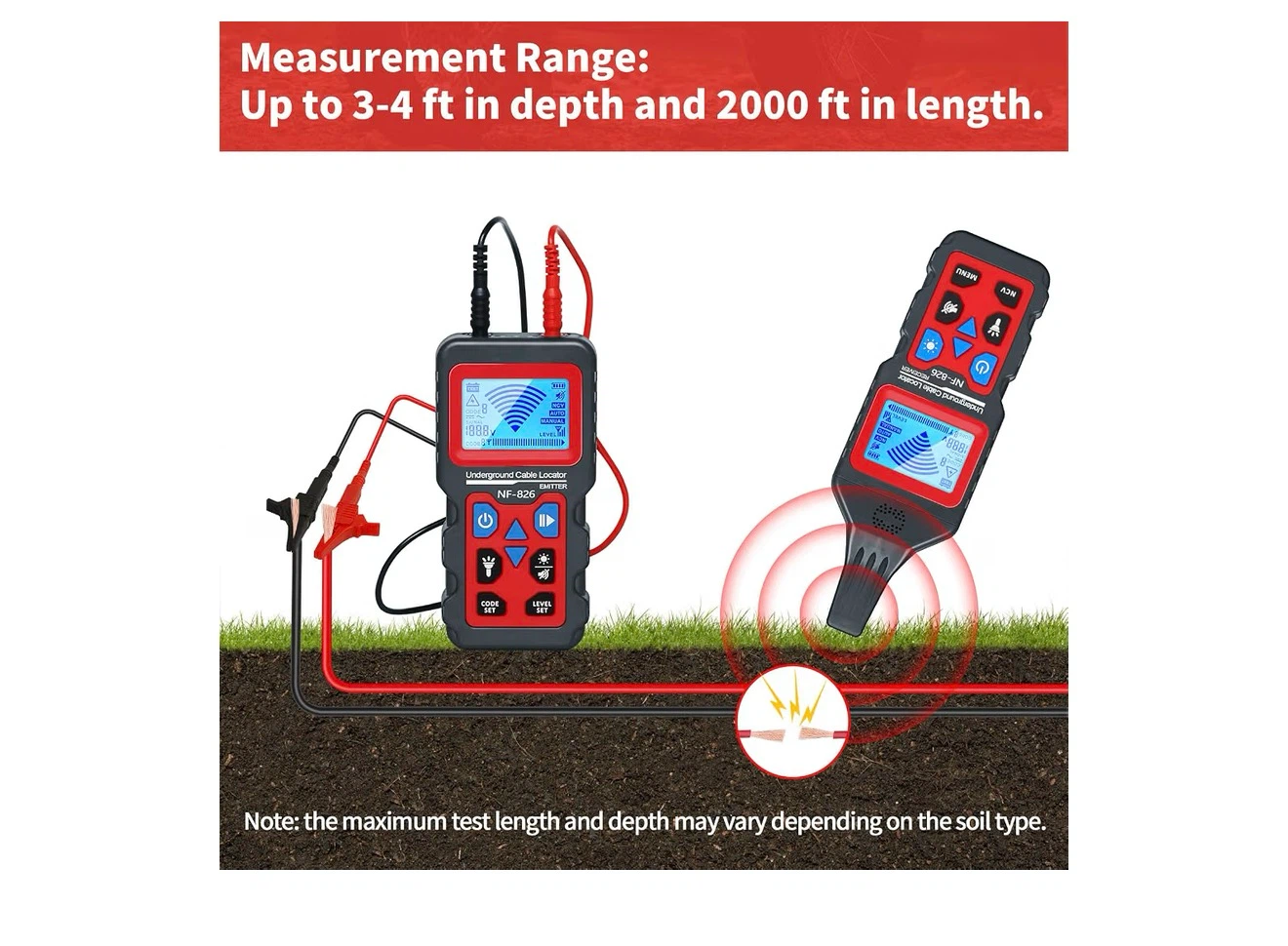 Underground Cable Locator NF-826 - photo 2