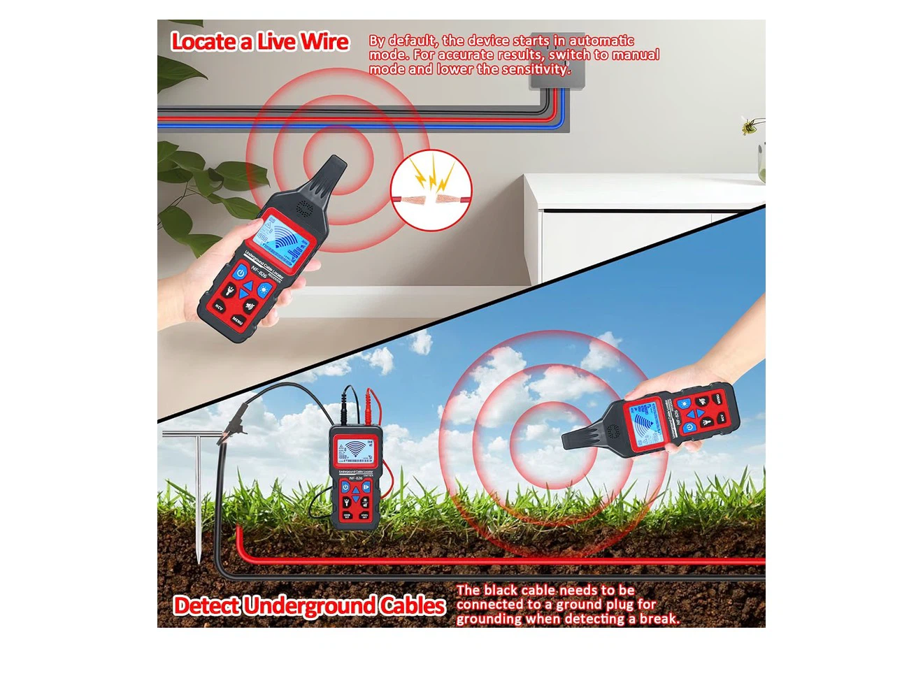 Underground Cable Locator NF-826 - photo 3