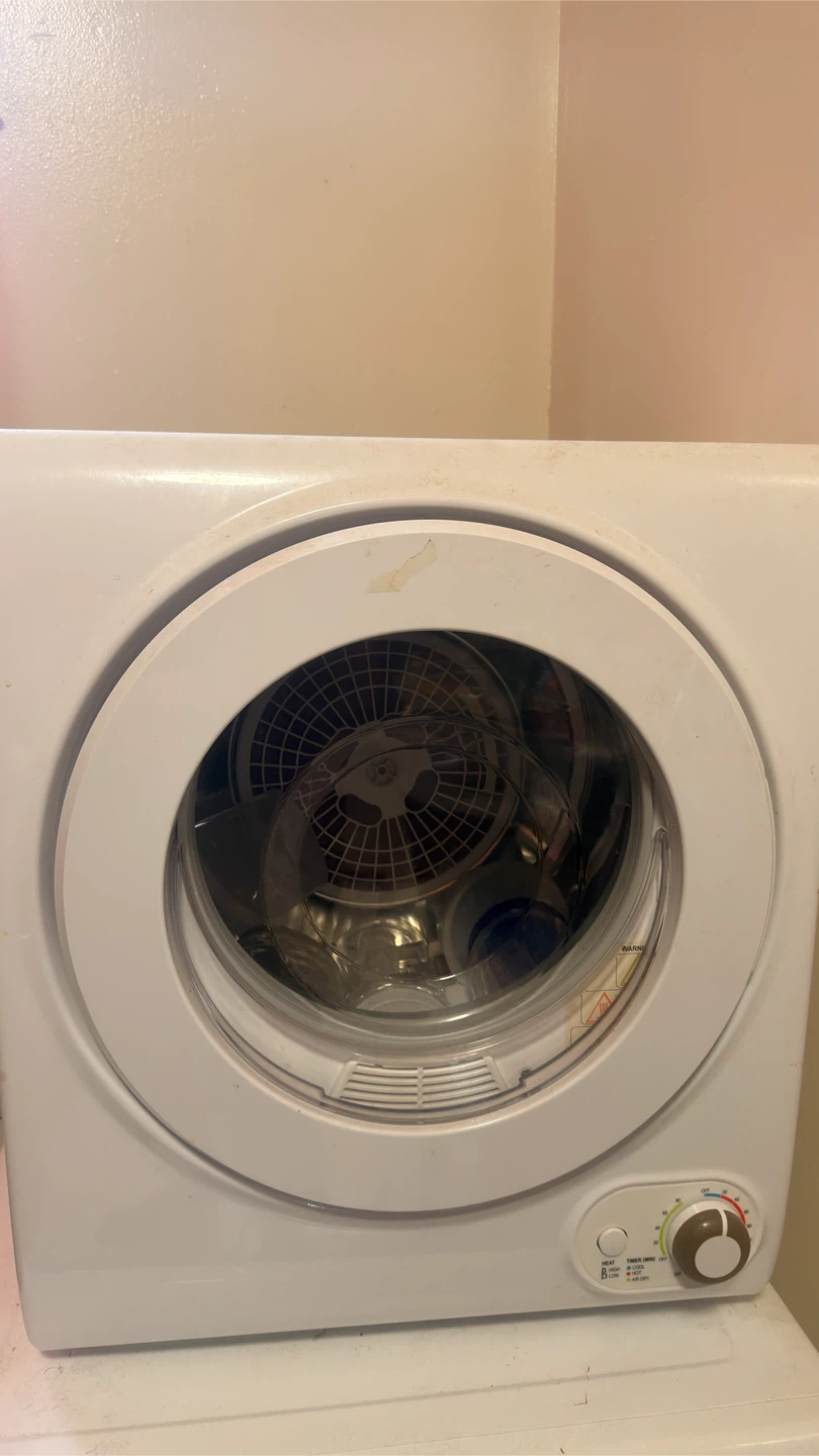 White Compact Clothes Dryer - photo 4