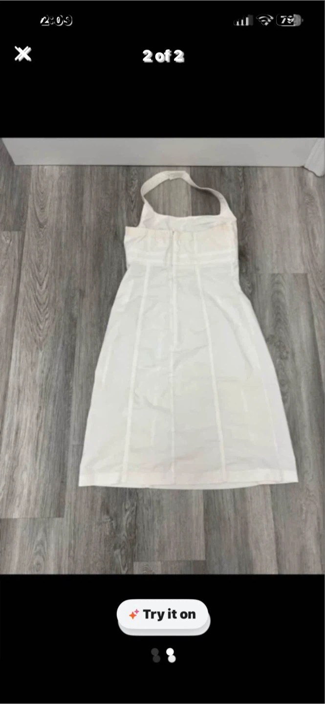 White Halter Dress - photo 2
