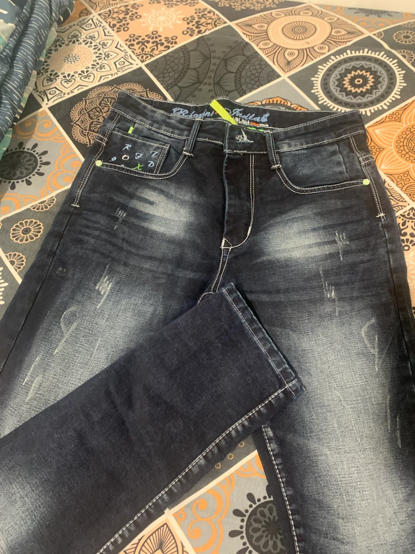 Slim Fit Dark Wash Jeans