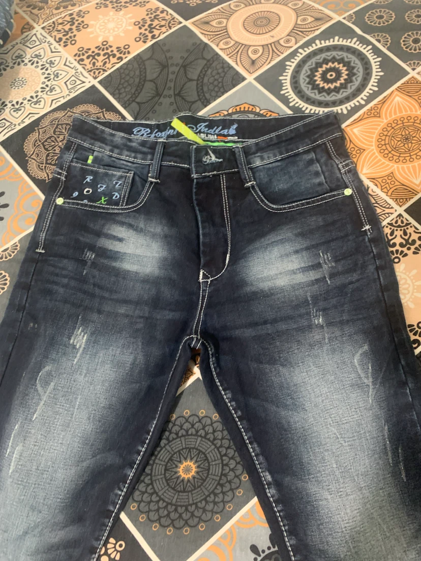 Slim Fit Dark Wash Jeans - photo 2