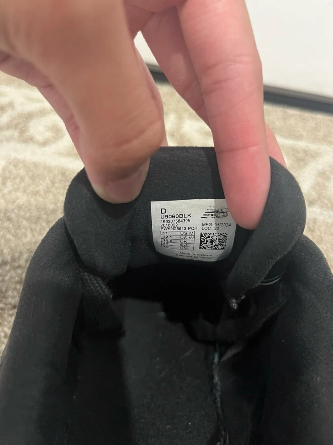 New Balance 9060 "Black" Sneakers - photo 3