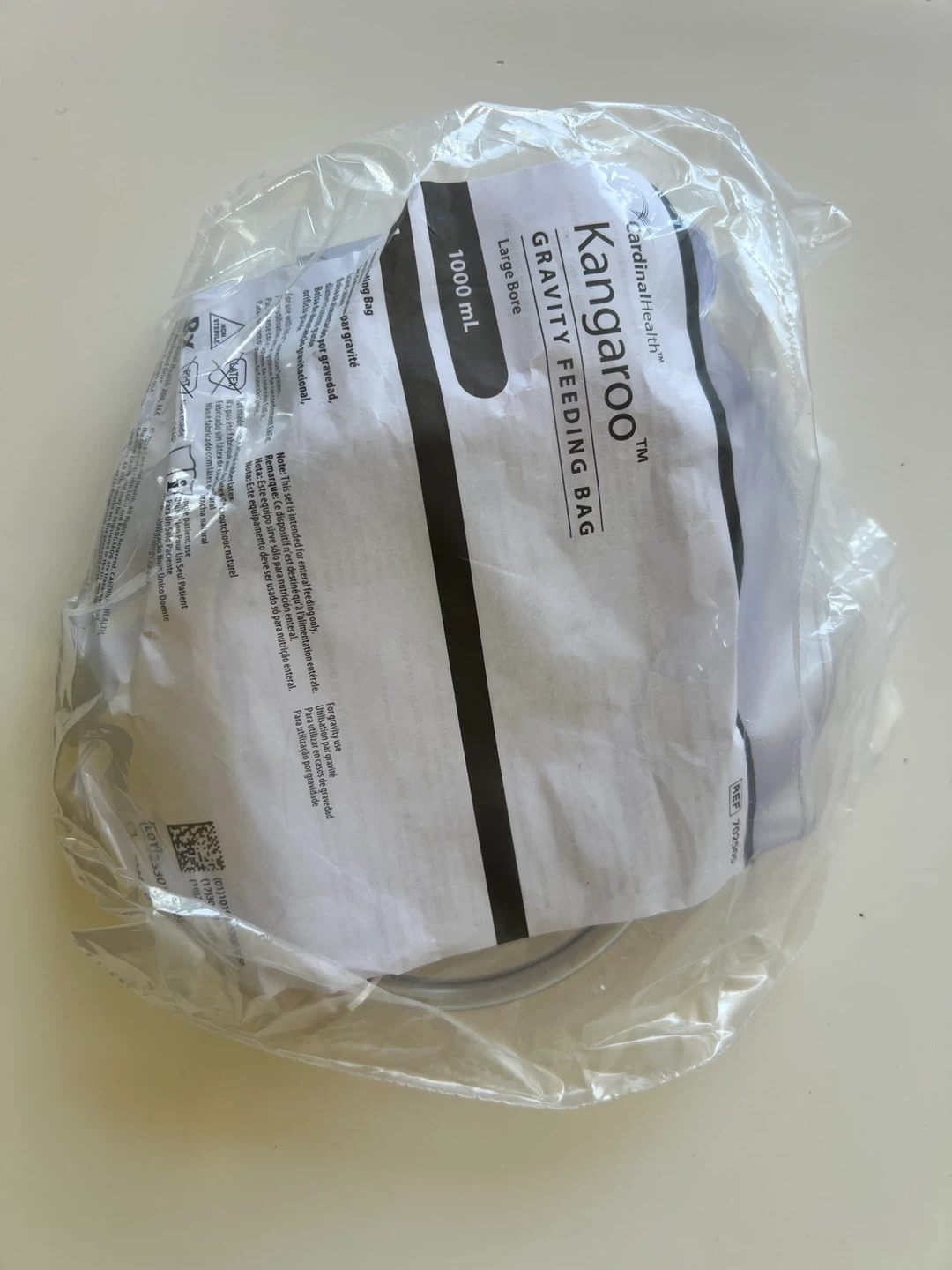 Cardinal Health Kangaroo Gravity Feeding Bag 1000 mL