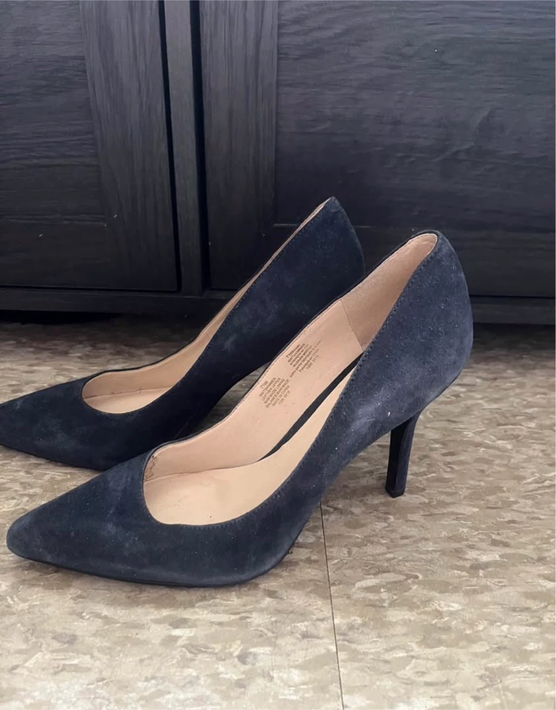 Nine West Women's Navy Suede Pumps