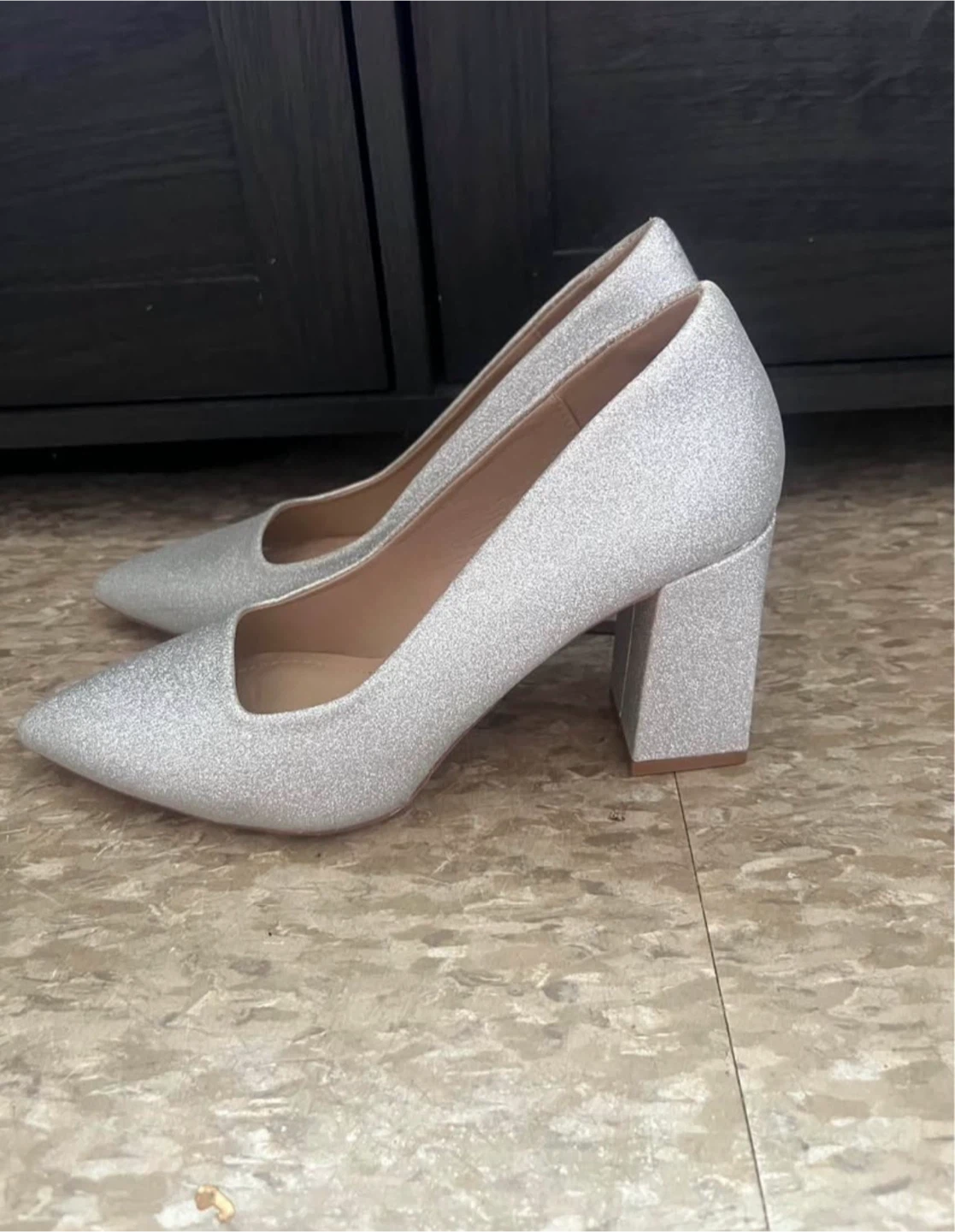IDIFU Glitter Silver Heels - photo 3
