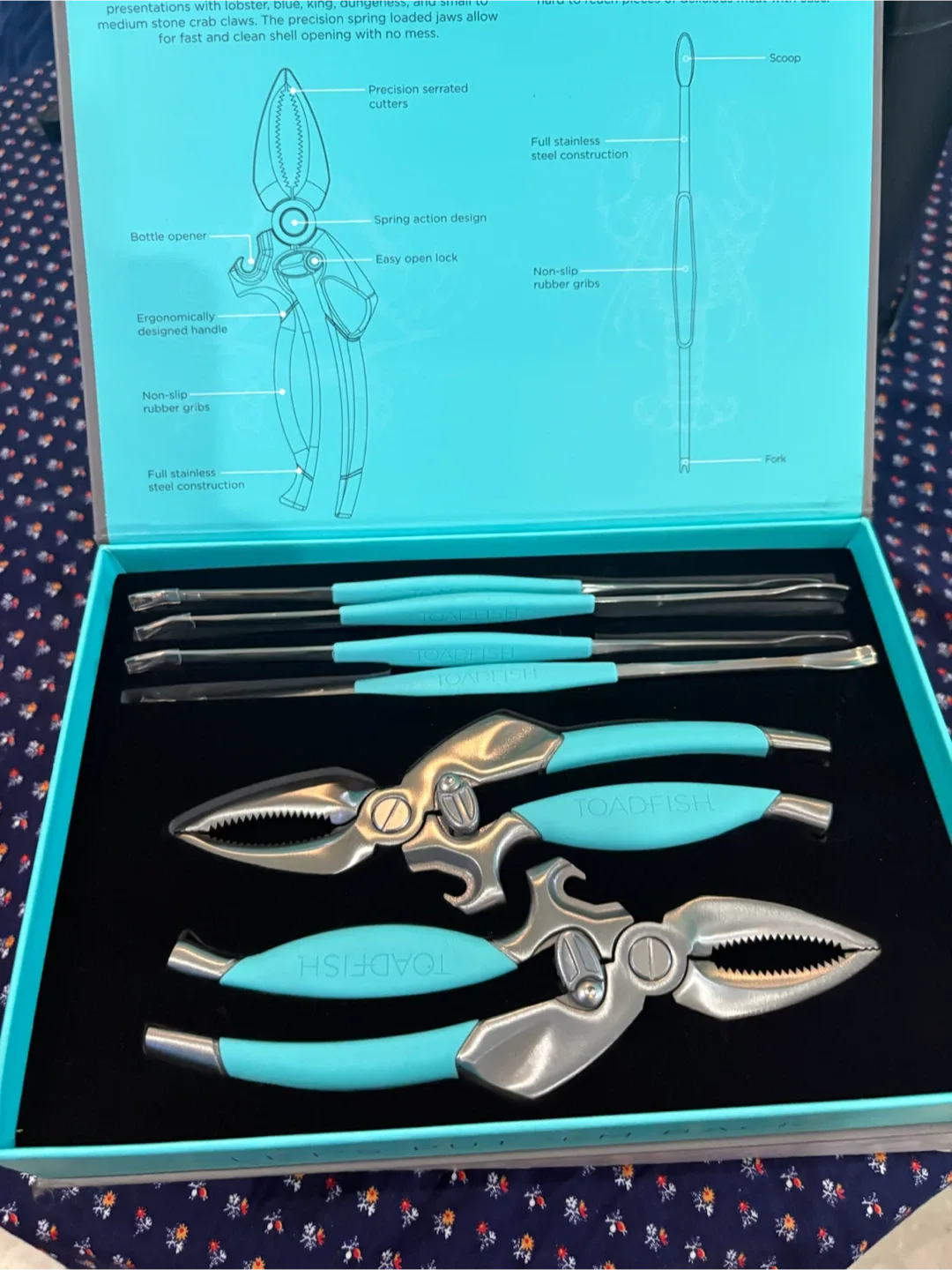 Toadfish Crab & Lobster Tool Set - photo 4