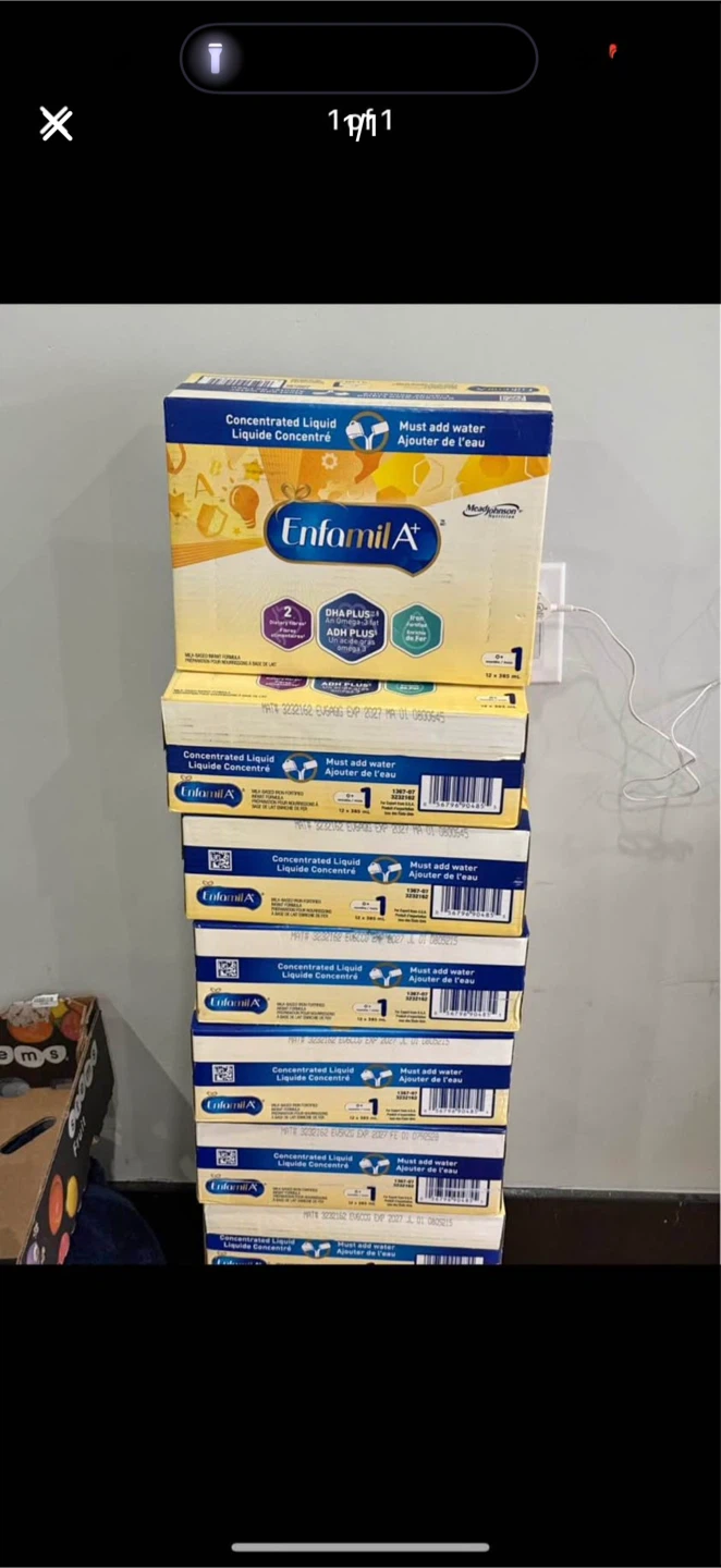 Enfamil A+ Concentrated Liquid Formula - 12 x 380 mL