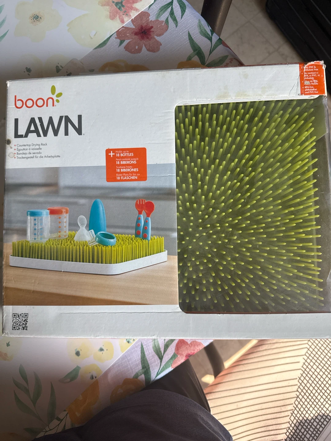 Boon Lawn Countertop Baby Bottle Drying Rack