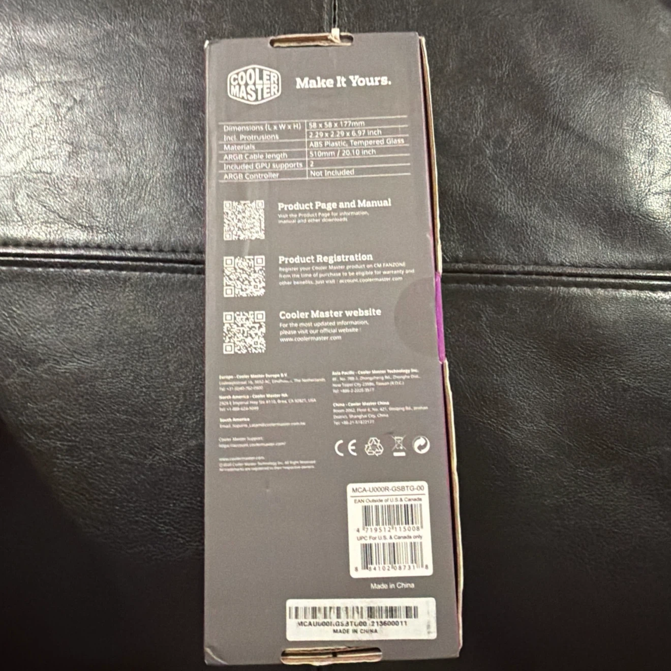 Cooler Master ARGB GPU Support Bracket For PC - photo 3