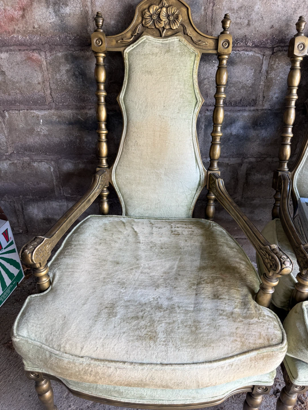 Ornate Vintage Armchairs (Pair) - photo 2