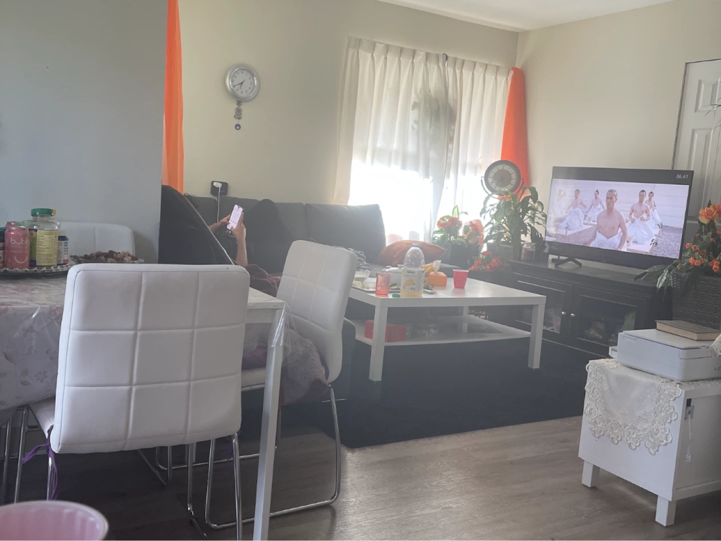 Grey Tufted Ottoman Footrest - photo 3