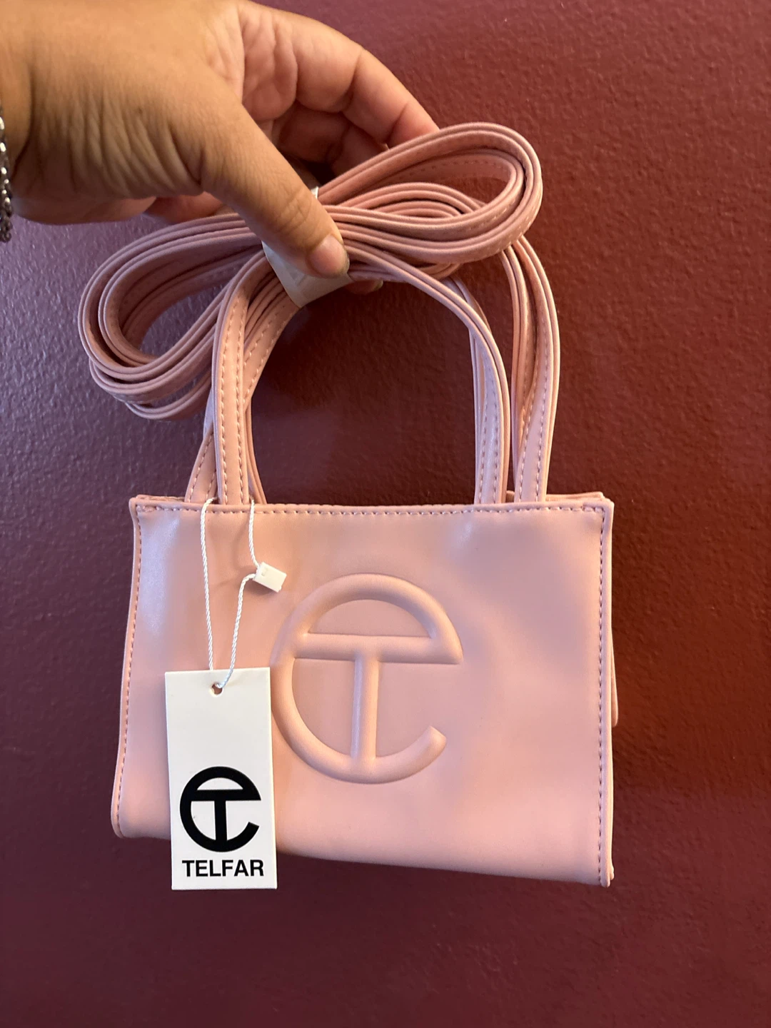 NEW TELFAR Pink Small Bag