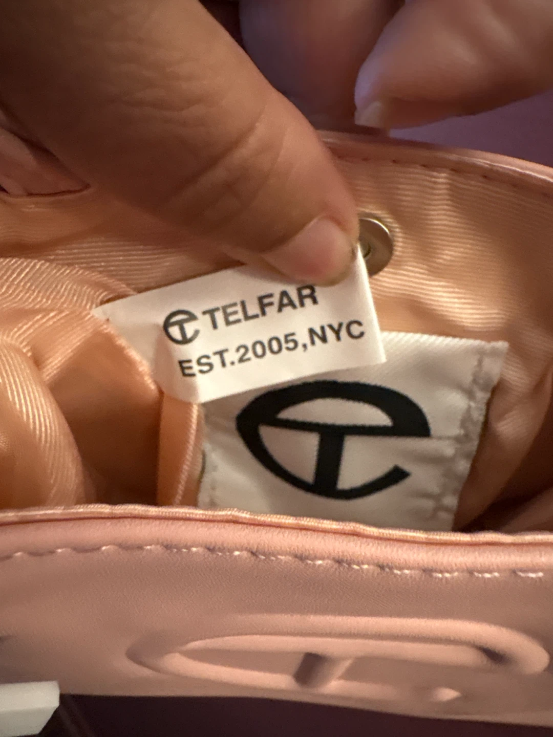 NEW TELFAR Pink Small Bag - photo 4