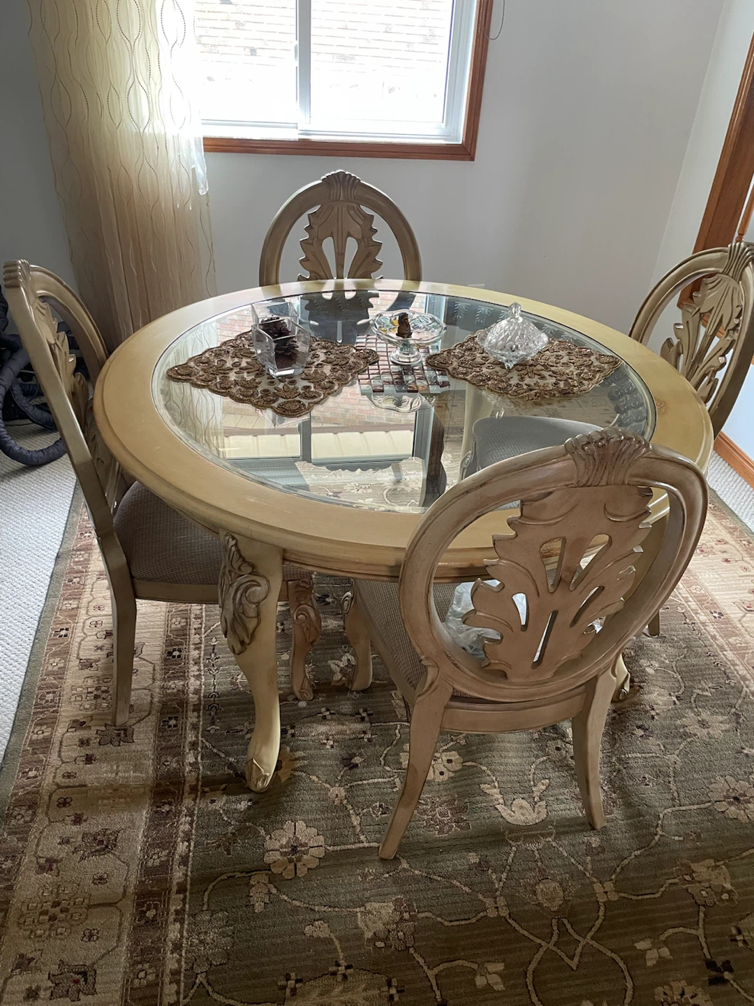 Round Dining Table with 6 Chairs from Ashley