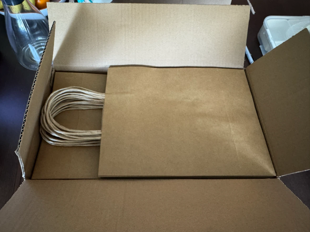 100 brown paper bags