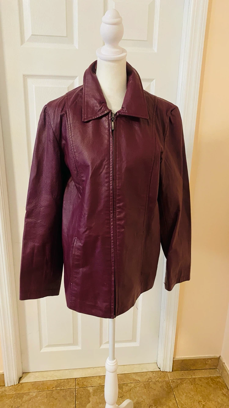 Dialogue size m genuine leather ladies jacket - photo 2