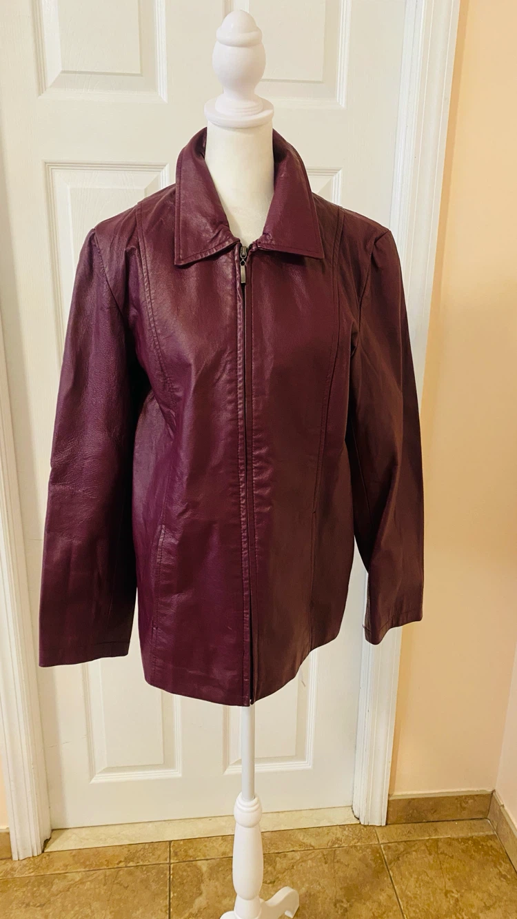 Dialogue size m genuine leather ladies jacket - photo 5