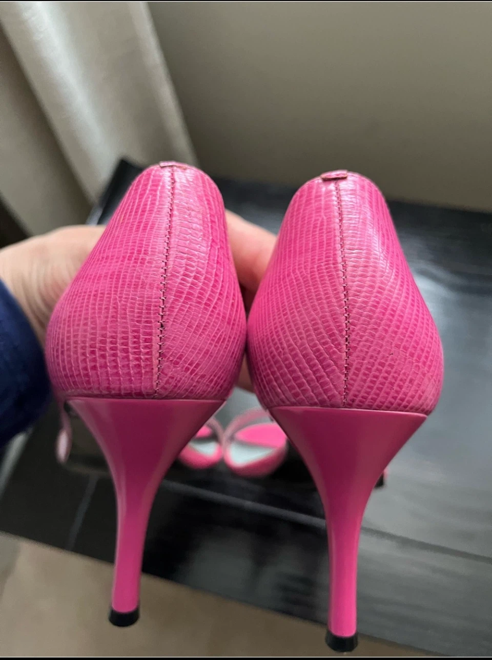 BCBG Open Toe Pink Heels - size 10 - photo 2