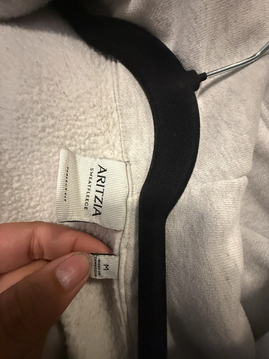 ARITZIA Sweatfleece Zip-Up Hoodie