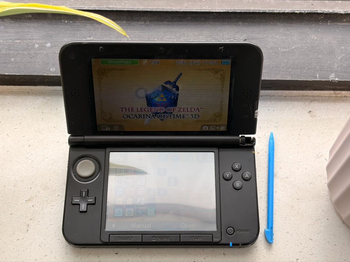 Nintendo 3DS XL Blue Console - photo 3