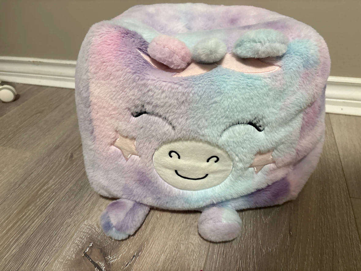Plush Cube Stuffed Animal Toy - Tie-Dye Unicorn - photo 2