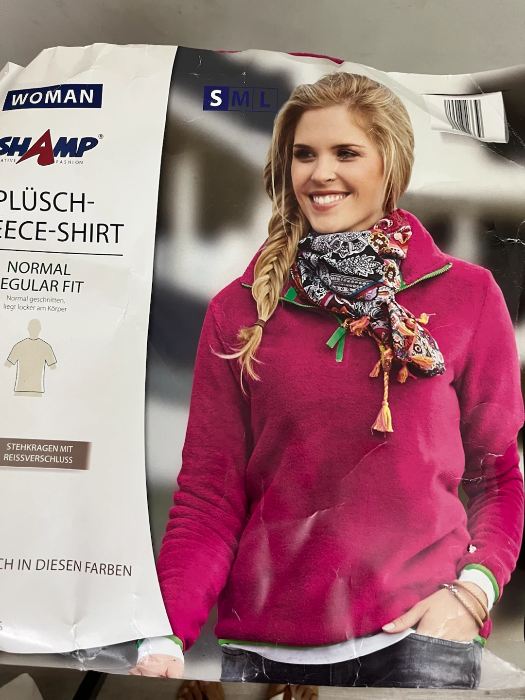 SHAMP Women's Fleece Shirt Size S - photo 4