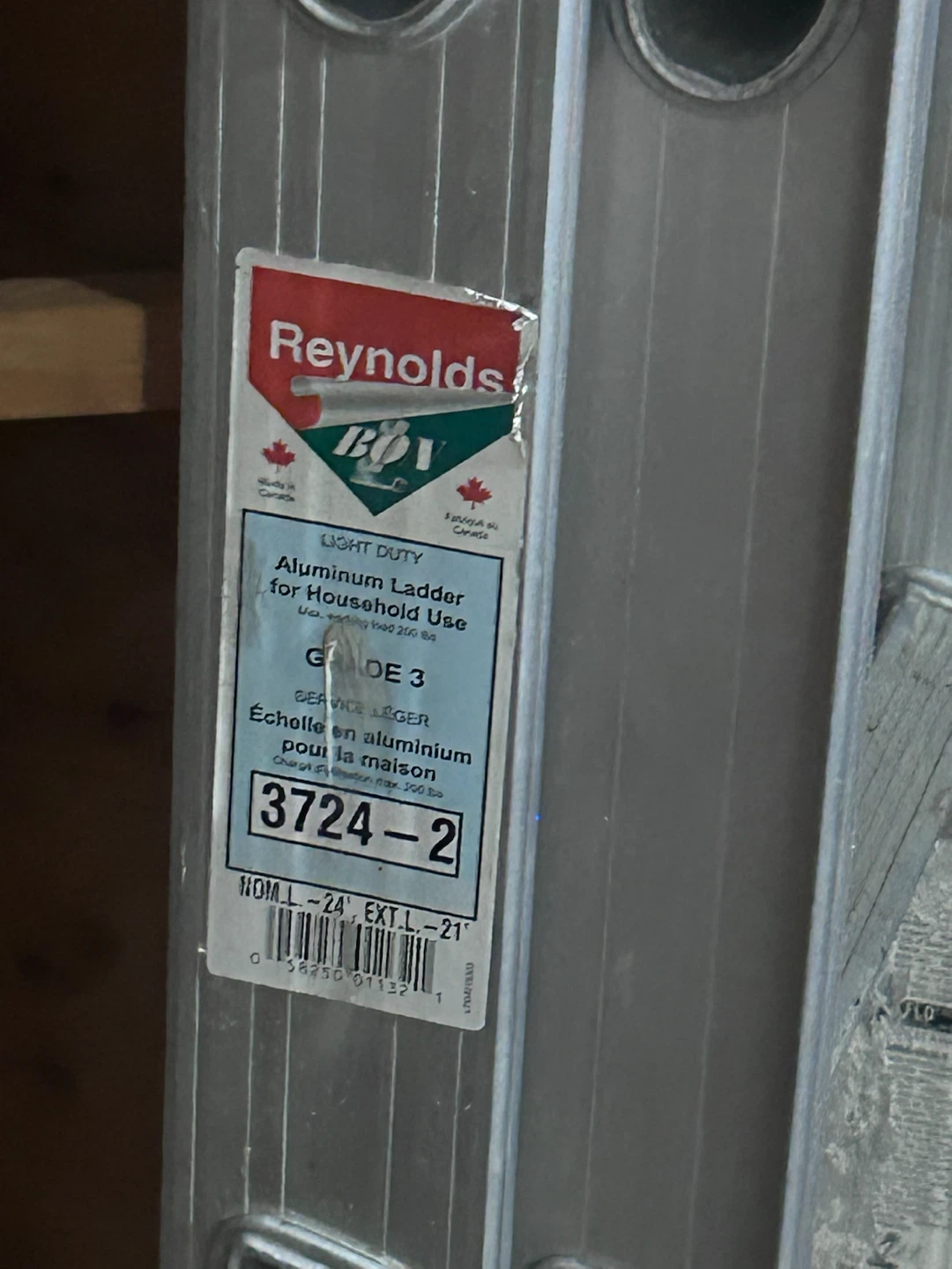 Aluminum Extension Ladder - photo 2