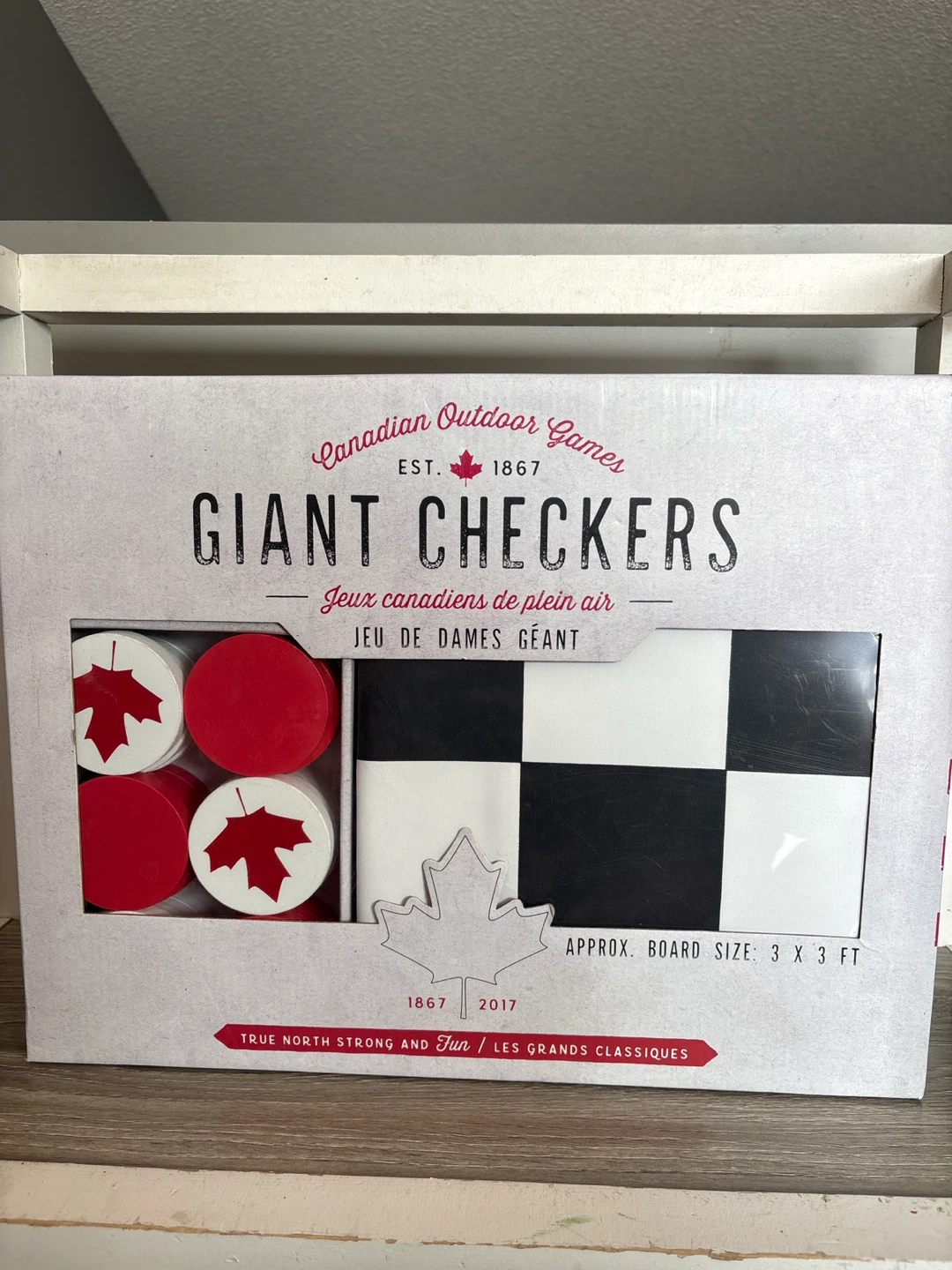 Giant Checkers Game Set