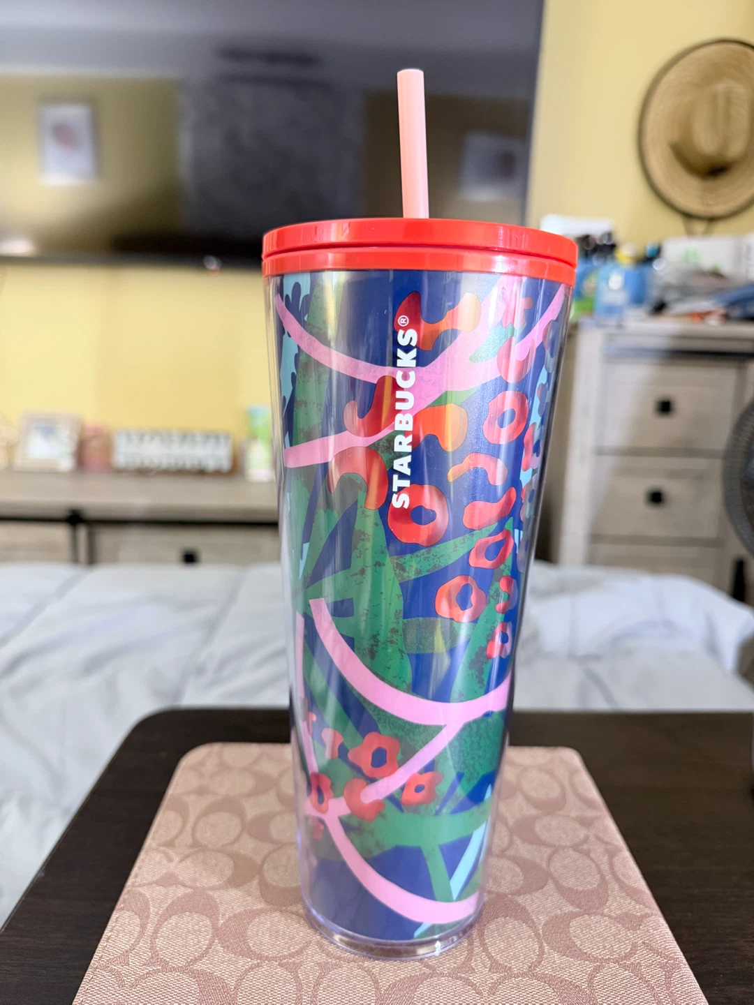 Starbucks Tumbler with Straw 24oz