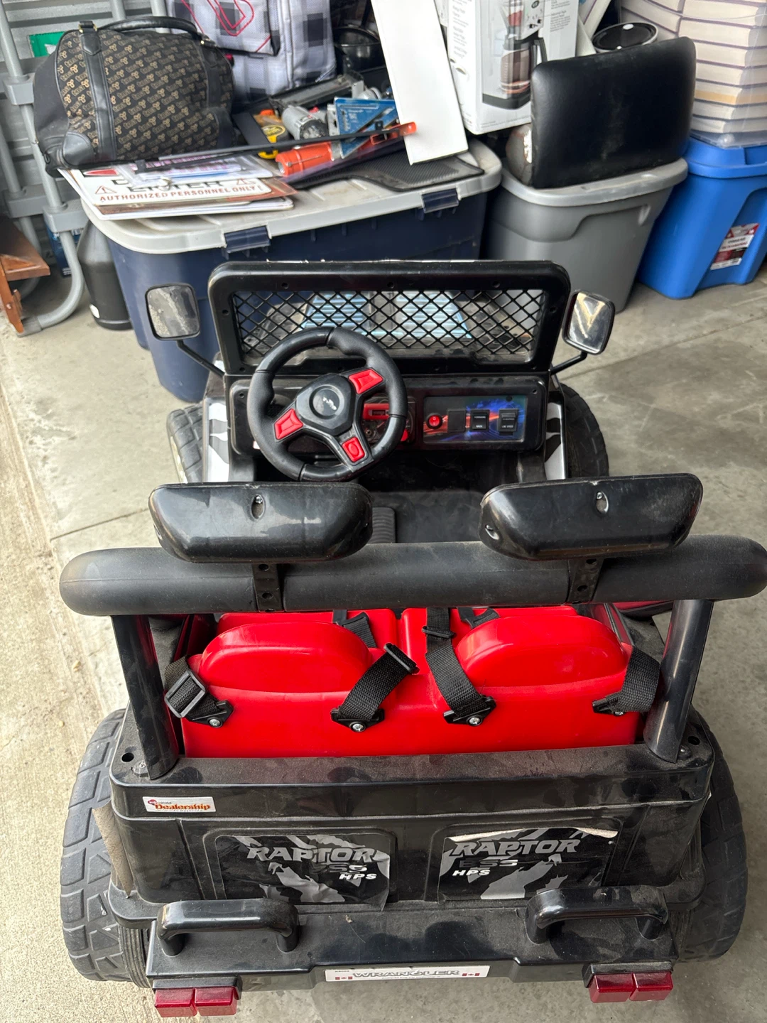 Black Raptor 4x4 Ride-On Toy Car - photo 4