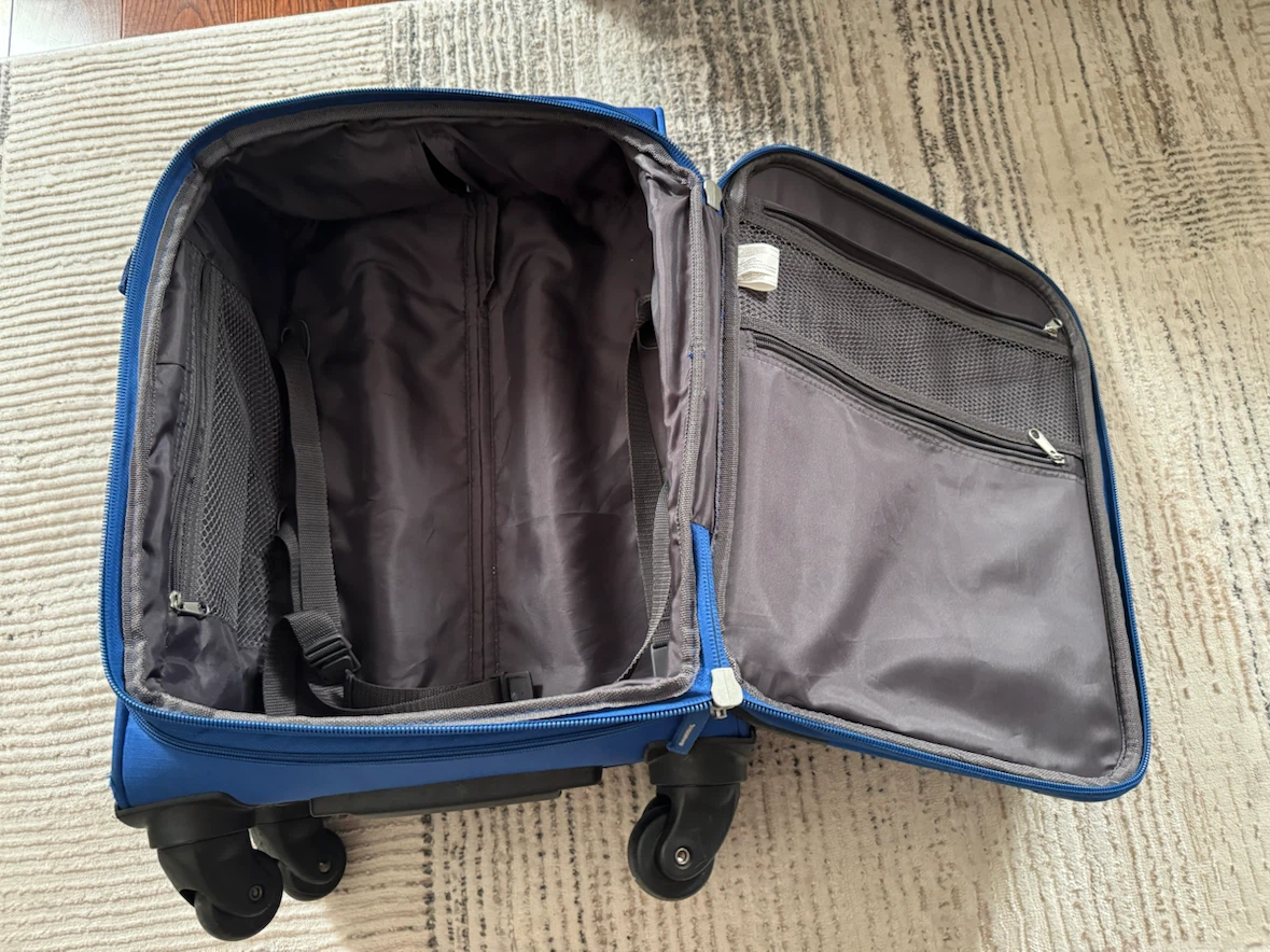 WestJet Rolling Carry-On Suitcase - Blue - photo 2