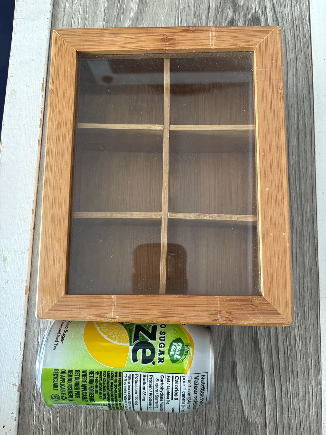 Bamboo Tea Box with 6 Compartments - photo 4
