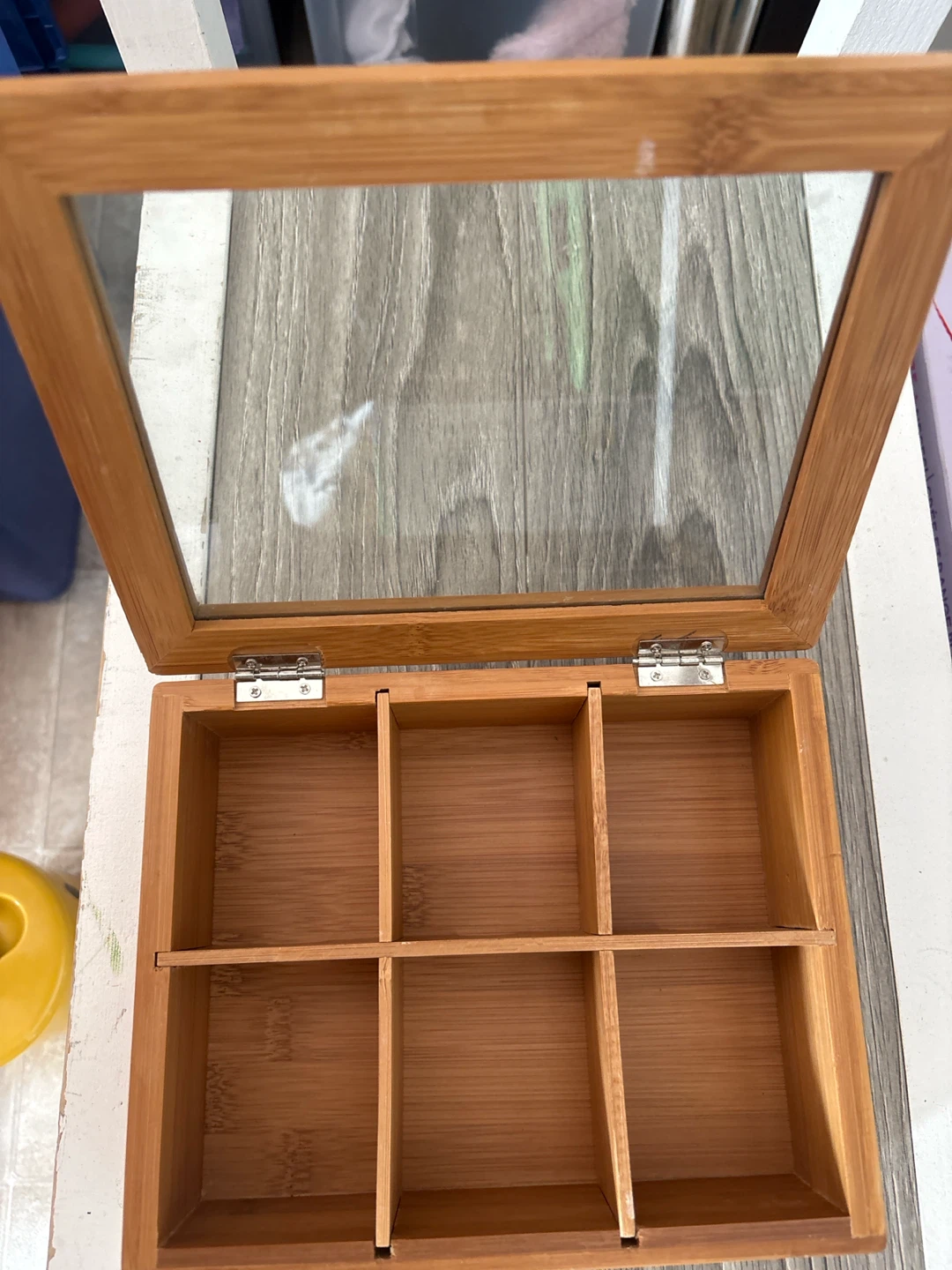 Bamboo Tea Box with 6 Compartments - photo 5