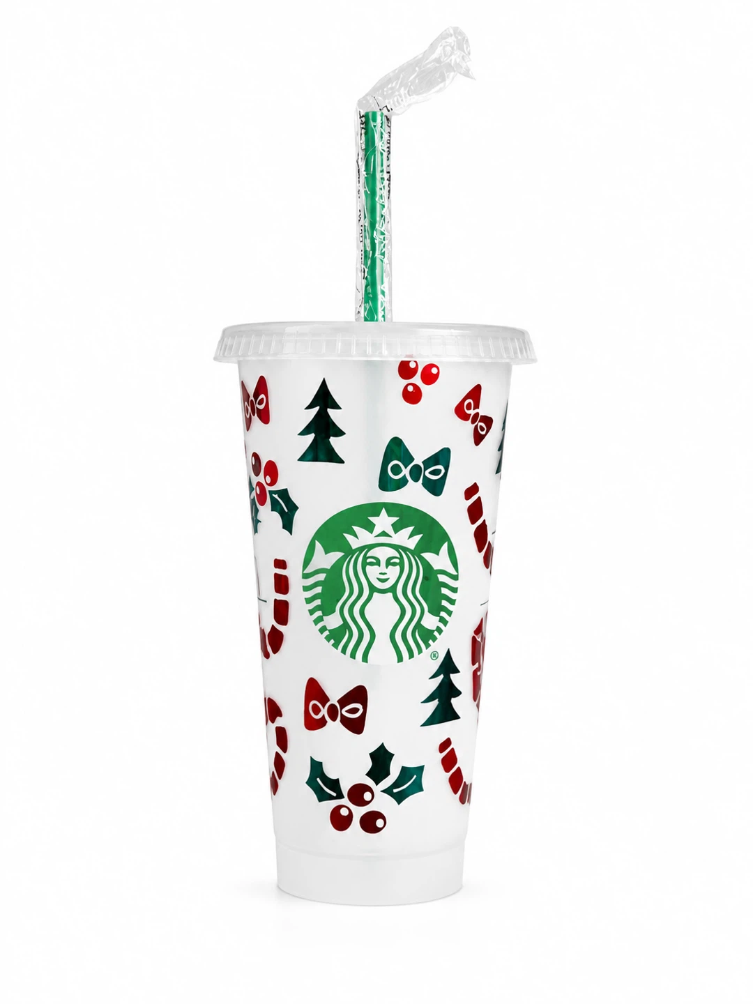 Starbucks Holiday Tumbler Cup with Straw