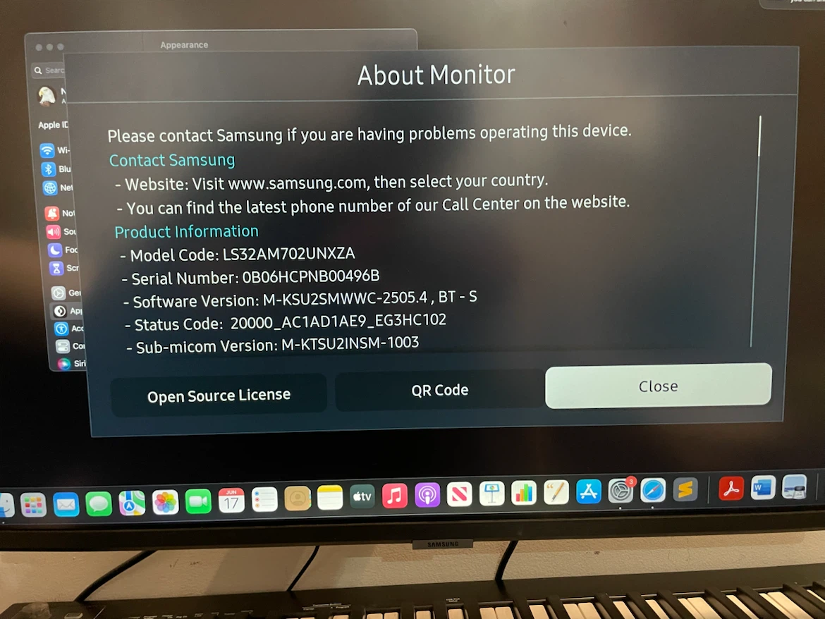 Samsung M7 32” 4K Ultra HD 60Hz LED Smart Monitor