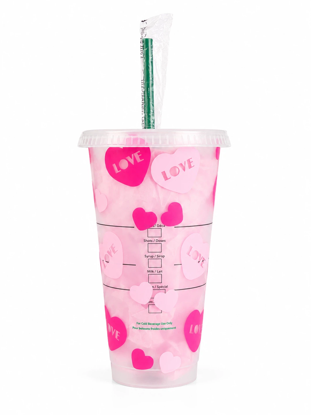 Starbucks Valentine's Reusable Cold Cup Tumbler with Straw - photo 2